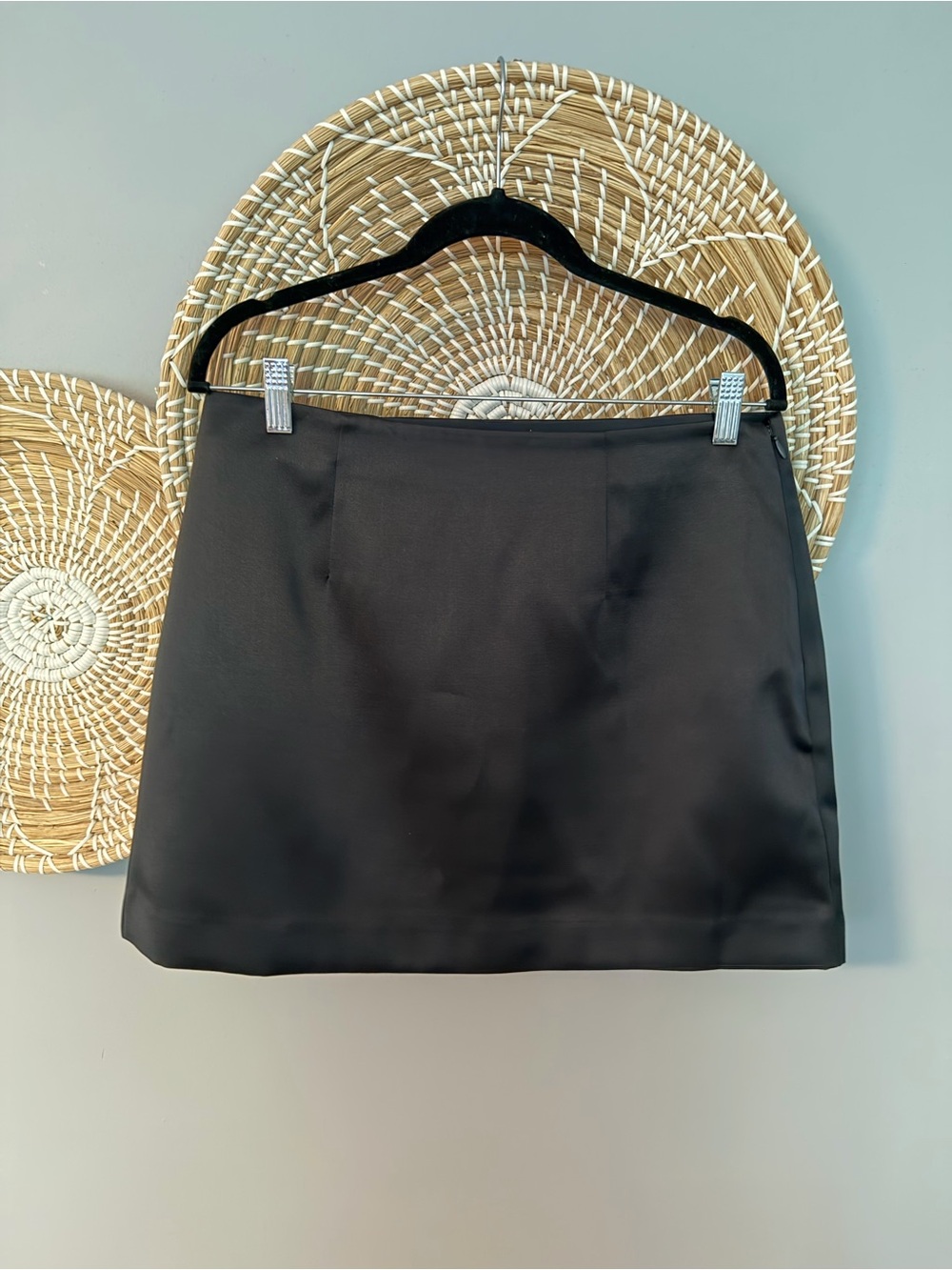 A New Day Target Classic Black Women's Satin Mini Skirt Size 10